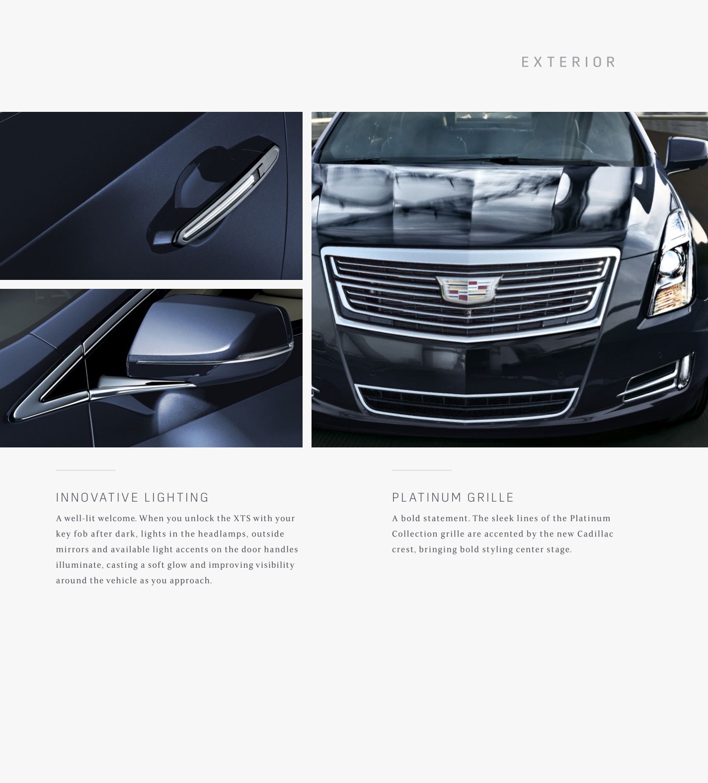 2016 Cadillac XTS Brochure Page 43